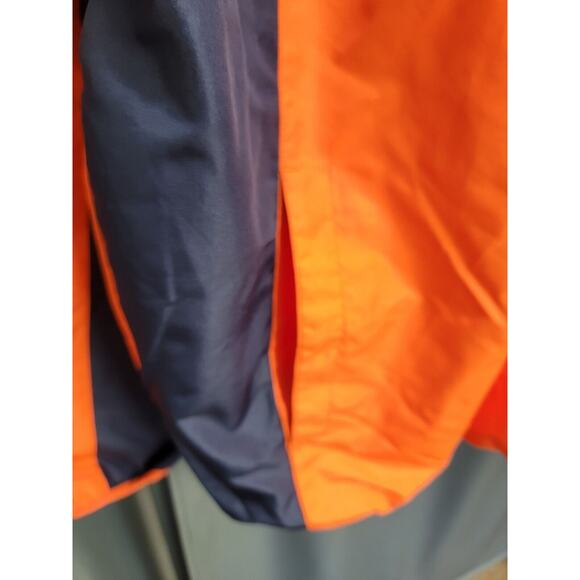 NFL Mens Denver Broncos Jacket 1/4 Zip Pullover Orange Windbreaker NEW WITH TAGS - Picture 7 of 8